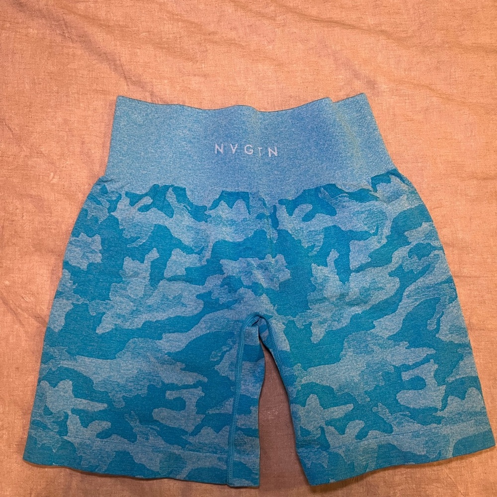 NVGTN Blue Camo Shorts